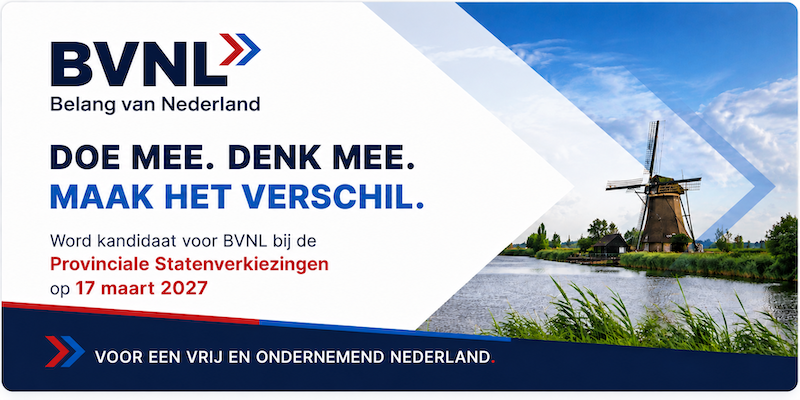 BVNL zoekt kandidaten voor de Provinciale Staten!